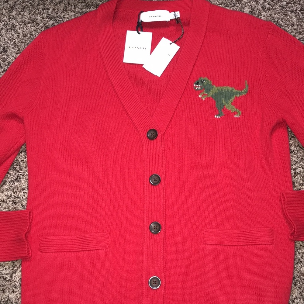 COACH Rexy Cashmere Cardigan | NWT! - Picture 5 of 10